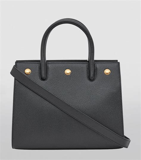 burberry black mini two-handle title bag|Burberry Black Mini Two.